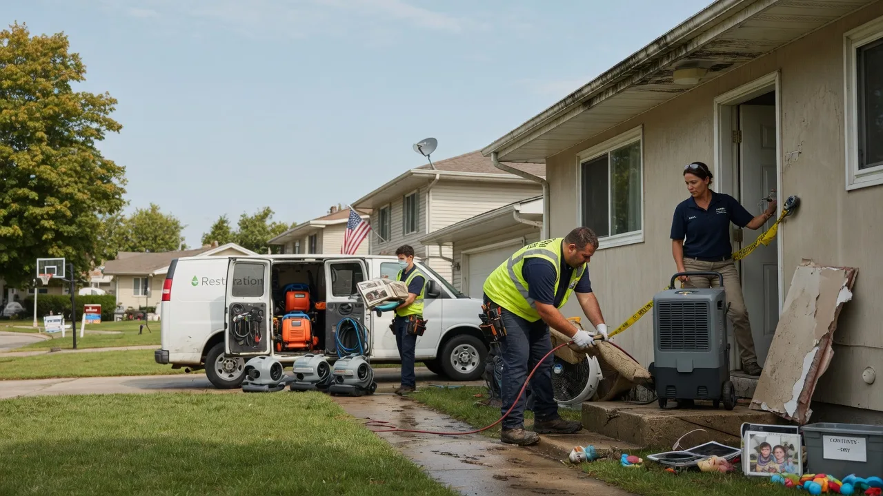 Water Damage Restoration in Colona, IL near me